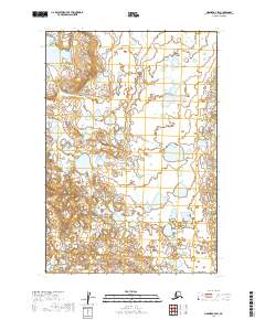 Naknek A-4 SW topographic map thumbnail