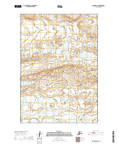 Naknek A-3 NW topographic map thumbnail