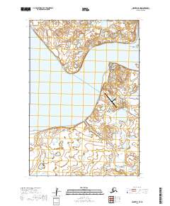 Naknek A-5 NE topographic map thumbnail