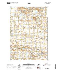 Naknek B-3 SE topographic map thumbnail