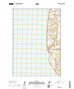 Naknek B-5 SW topographic map thumbnail