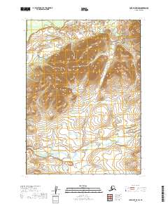 Lake Clark B-8 SW topographic map thumbnail