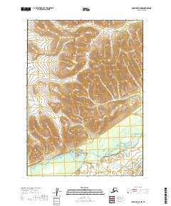 Lake Clark B-8 NW topographic map thumbnail