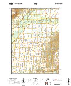 Lake Clark C-7 SE topographic map thumbnail