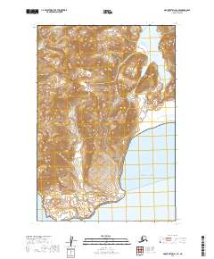 Mount Katmai A-3 SE topographic map thumbnail