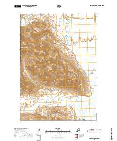 Mount Katmai A-4 SE topographic map thumbnail