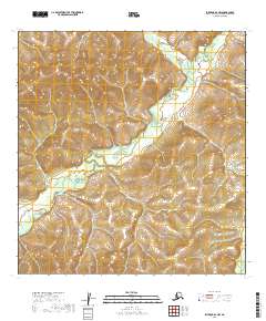 Iditarod A-3 NW topographic map thumbnail