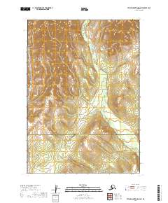 Taylor Mountains D-7 NE topographic map thumbnail