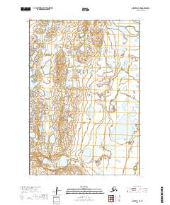 Naknek A-4 SE topographic map thumbnail