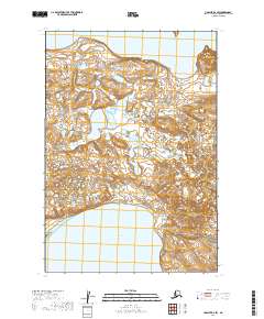 Ugashik D-2 SW topographic map thumbnail