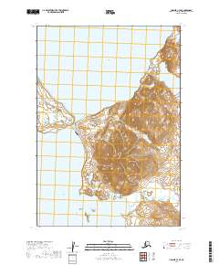 Ugashik C-3 SE topographic map thumbnail