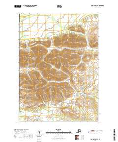 Lake Clark D-7 SE topographic map thumbnail