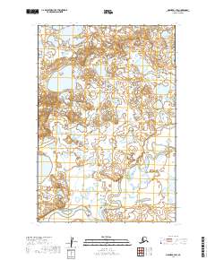 Naknek B-4 SW topographic map thumbnail