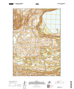 Naknek B-1 NE topographic map thumbnail