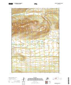Lake Clark D-6 NW topographic map thumbnail