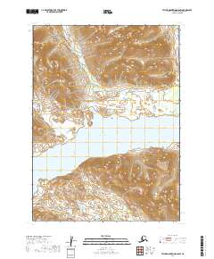 Taylor Mountains A-8 SW topographic map thumbnail