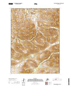 Taylor Mountains A-1 NE topographic map thumbnail