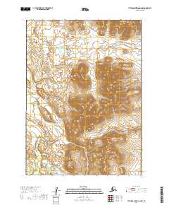 Taylor Mountains A-6 NW topographic map thumbnail