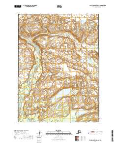 Taylor Mountains A-7 NE topographic map thumbnail