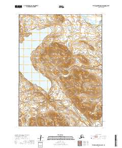 Taylor Mountains A-8 NE topographic map thumbnail