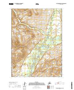 Taylor Mountains B-1 SW topographic map thumbnail