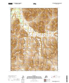 Taylor Mountains B-2 SW topographic map thumbnail