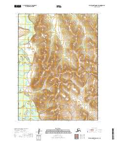 Taylor Mountains B-4 SE topographic map thumbnail