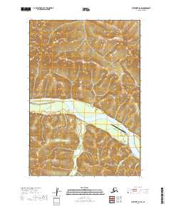 Sleetmute D-4 SW topographic map thumbnail