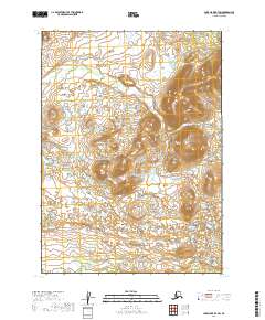 Lake Clark B-7 SW topographic map thumbnail
