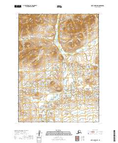 Lake Clark B-8 SE topographic map thumbnail
