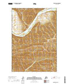 Sleetmute D-6 SE topographic map thumbnail