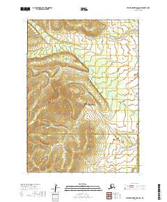 Taylor Mountains D-6 NE topographic map thumbnail