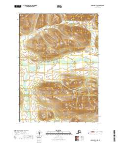 Lake Clark D-7 NW topographic map thumbnail
