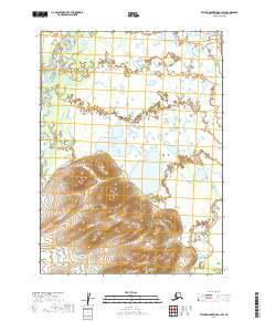 Taylor Mountains A-1 SW topographic map thumbnail