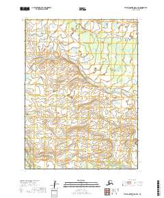Taylor Mountains A-5 SE topographic map thumbnail