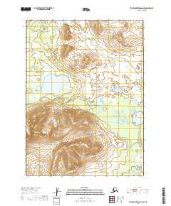 Taylor Mountains A-6 SW topographic map thumbnail