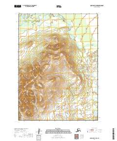 Lake Clark B-7 NW topographic map thumbnail
