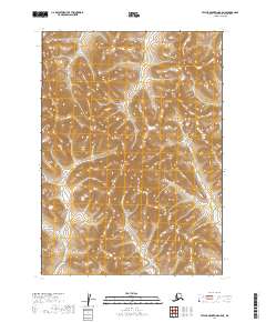 Taylor Mountains B-5 NE topographic map thumbnail