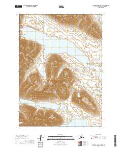 Taylor Mountains B-8 NW topographic map thumbnail