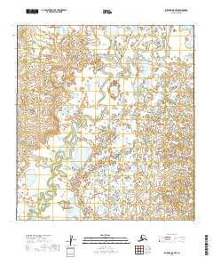 Iditarod D-5 NW topographic map thumbnail