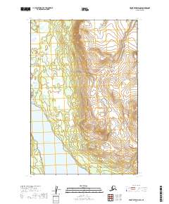 Mount Katmai D-5 SW topographic map thumbnail