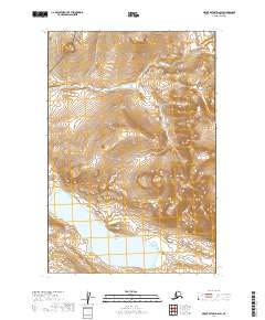 Mount Katmai D-6 SW topographic map thumbnail