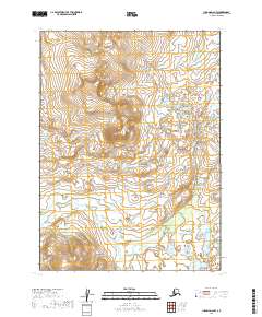 Iliamna D-6 NW topographic map thumbnail