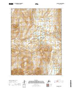 Iliamna D-7 NE topographic map thumbnail