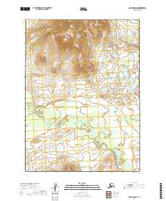 Iliamna D-8 NW 2019 topographic map thumbnail