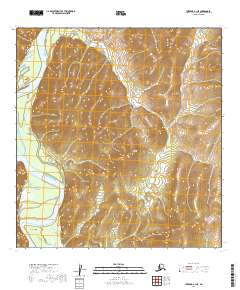 Iditarod A-1 NE topographic map thumbnail