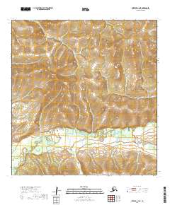 Iditarod A-3 NE topographic map thumbnail