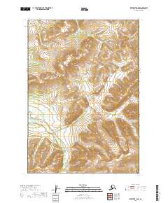 Sleetmute B-8 SE topographic map thumbnail