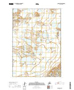 Ugashik D-5 SE topographic map thumbnail