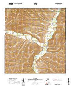 Iditarod A-4 SE topographic map thumbnail